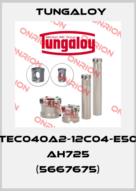 TEC040A2-12C04-E50 AH725 (5667675) Tungaloy