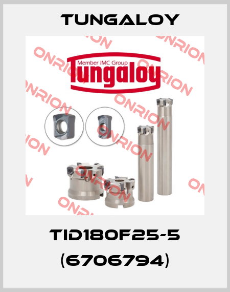 TID180F25-5 (6706794) Tungaloy