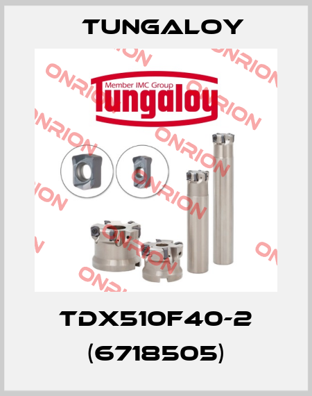 TDX510F40-2 (6718505) Tungaloy