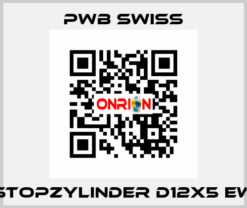 Stopzylinder D12x5 EW PWB Swiss