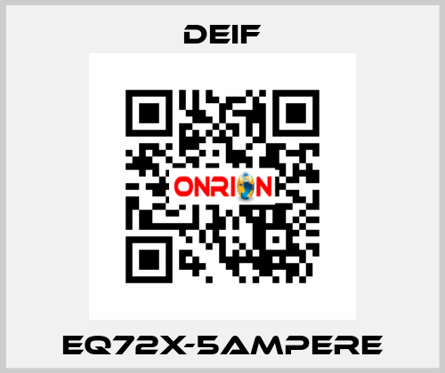 EQ72X-5AMPERE Deif