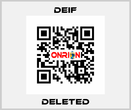 deleted Deif