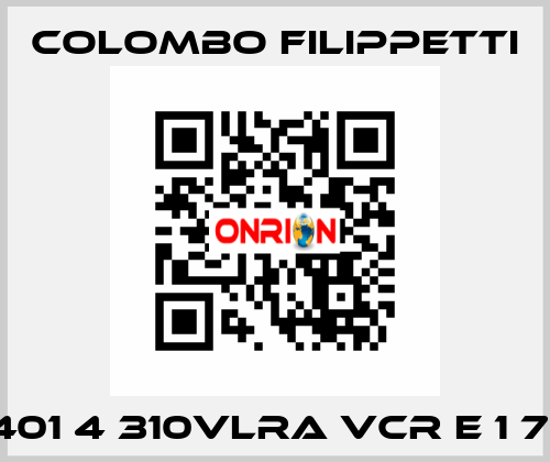 IR 401 4 310VLRA VCR E 1 70/F Colombo Filippetti