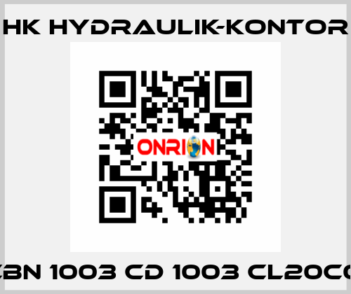 P1CBN 1003 CD 1003 CL20C01N  HK HYDRAULIK-KONTOR