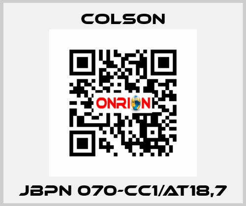 JBPN 070-CC1/AT18,7 Colson