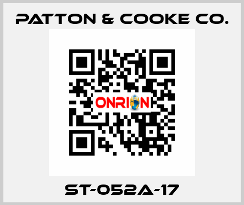 ST-052A-17 Patton & Cooke Co.