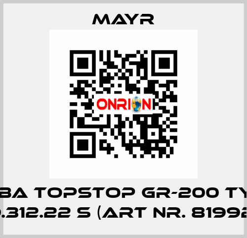 Roba Topstop Gr-200 Type 899.312.22 S (art Nr. 8199286) Mayr