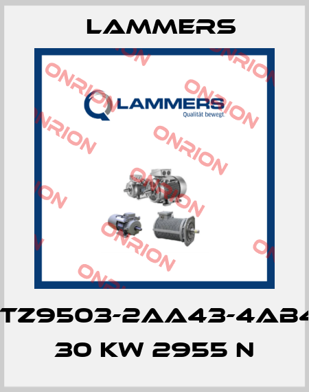 1TZ9503-2AA43-4AB4 30 kW 2955 n Lammers