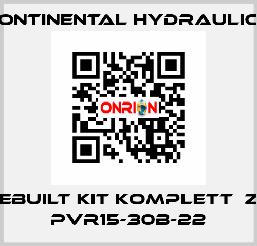 Rebuilt Kit komplett  zu PVR15-30B-22 Continental Hydraulics