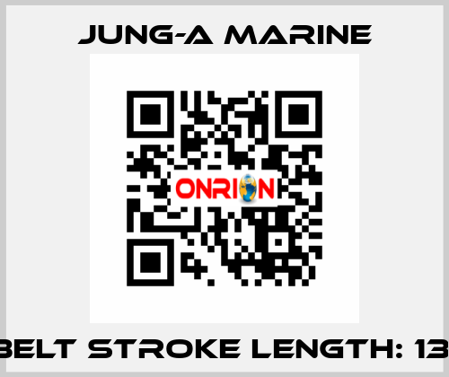 V-belt stroke length: 1300 JUNG-A MARINE