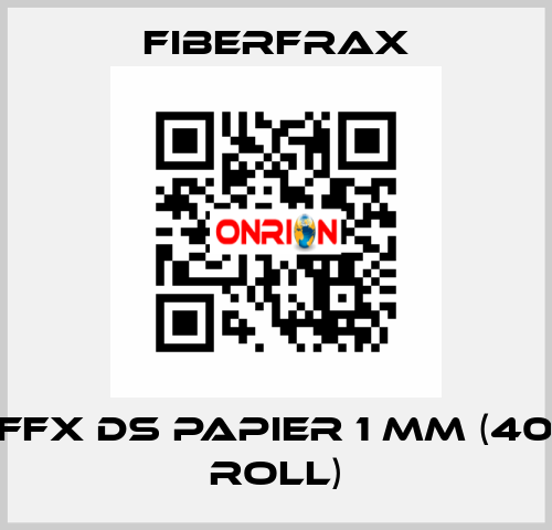 CA FFX DS PAPIER 1 MM (40 m2 roll) Fiberfrax