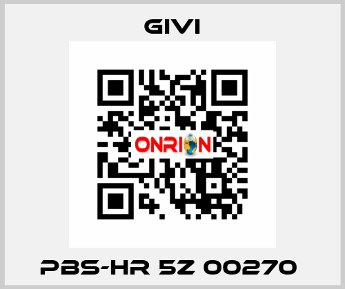 PBS-HR 5Z 00270  Givi