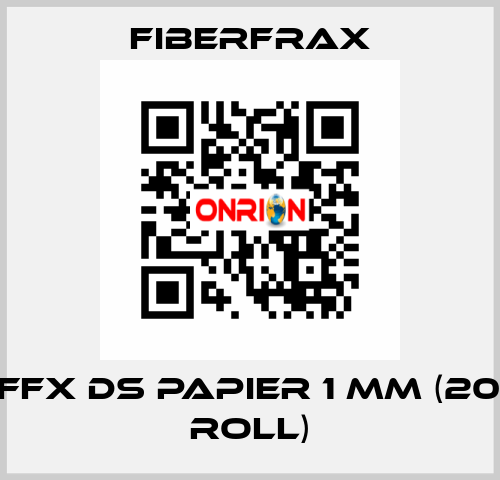 CA FFX DS PAPIER 1 MM (20 m2 roll) Fiberfrax