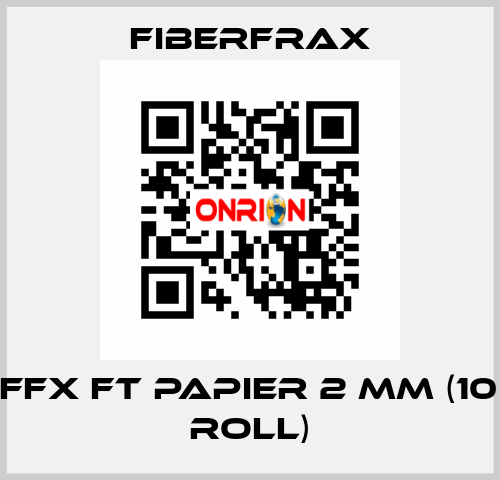 CA FFX FT PAPIER 2 MM (10 m2 roll) Fiberfrax