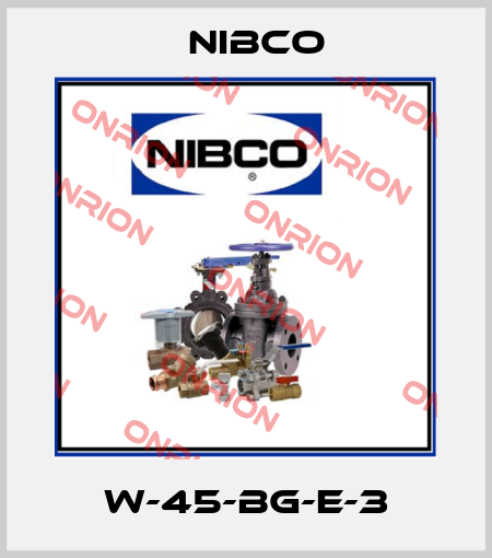 W-45-BG-E-3 Nibco