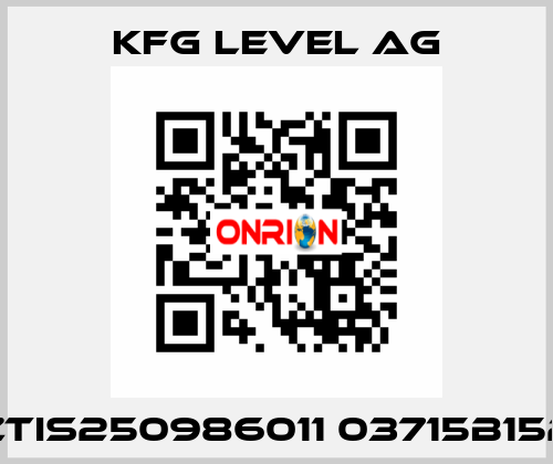 ZTIS250986011 03715B152 KFG Level AG