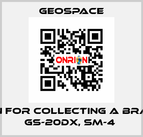 PIN FOR COLLECTING A BRAID GS-20DX, SM-4  GeoSpace