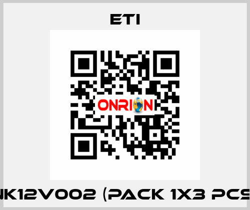 NK12V002 (pack 1x3 pcs) Eti