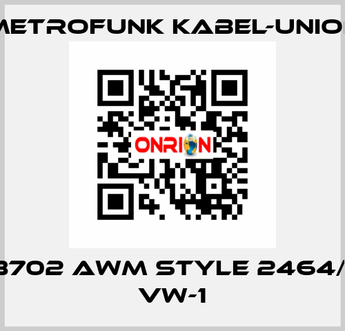 E148702 AWM STYLE 2464/1061 VW-1 METROFUNK KABEL-UNION