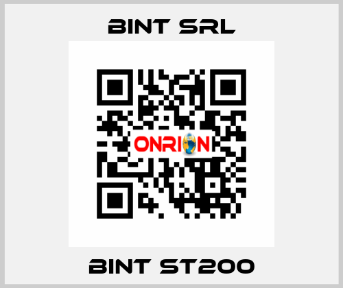 BINT ST200 BINT SRL