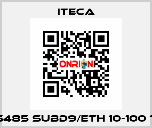 RS485 SUBD9/ETH 10-100 TX iteca