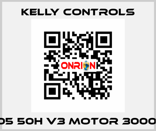 205 50H V3 Motor 3000W Kelly Controls