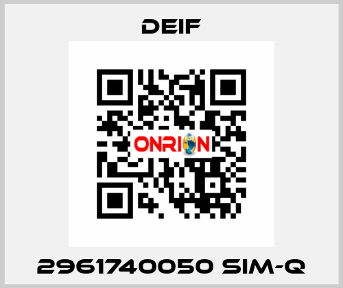 2961740050 SIM-Q Deif