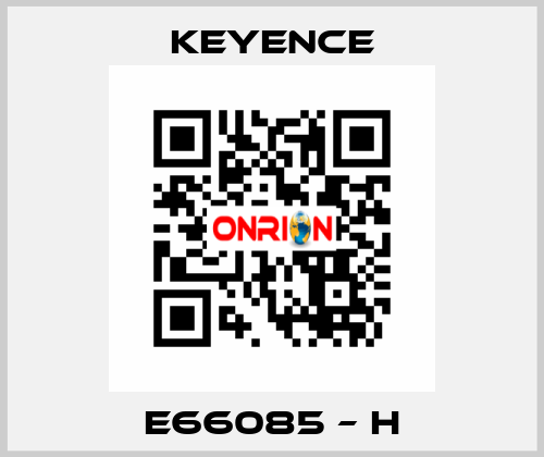 E66085 – H Keyence