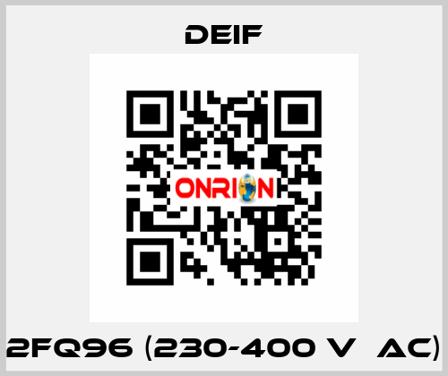 2FQ96 (230-400 V  AC) Deif