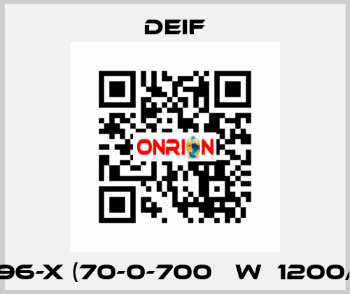 WQ96-x (70-0-700 кW  1200/5А ) Deif