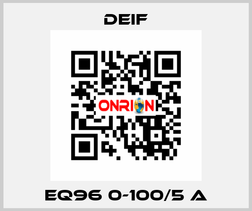 EQ96 0-100/5 A Deif