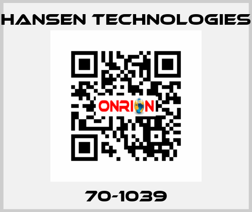 70-1039 HANSEN TECHNOLOGIES