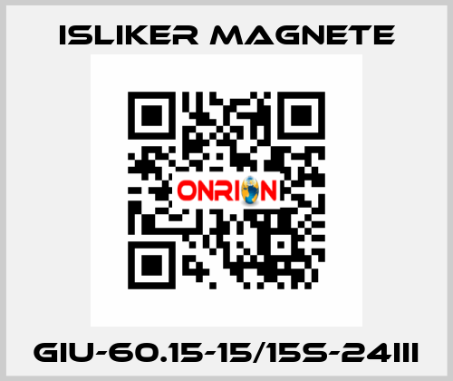 GIu-60.15-15/15S-24III ISLIKER MAGNETE