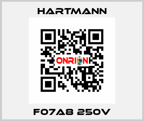 F07A8 250V Hartmann