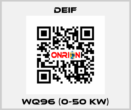 WQ96 (0-50 kW) Deif