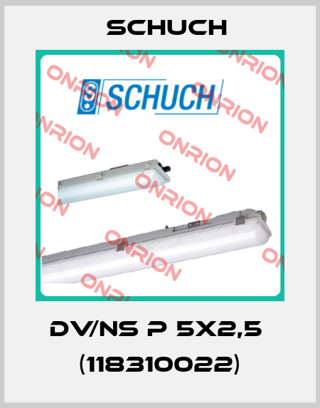 DV/NS P 5x2,5  (118310022) Schuch