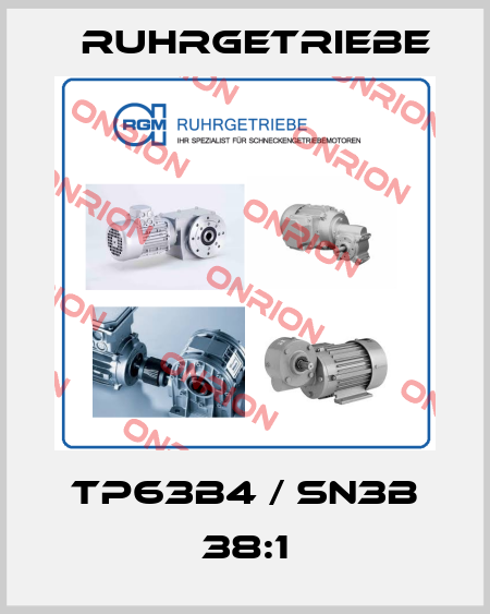 TP63B4 / SN3B 38:1 Ruhrgetriebe