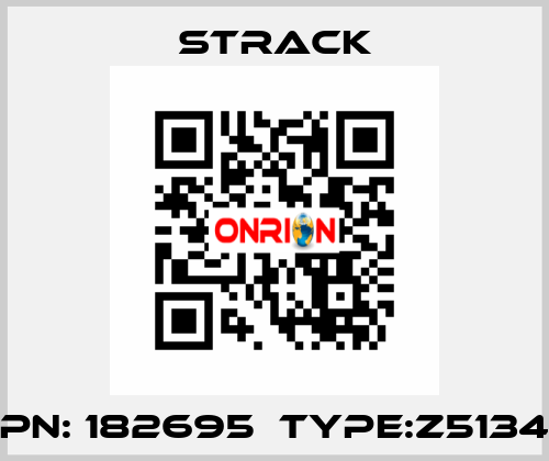 PN: 182695  Type:Z5134 Strack