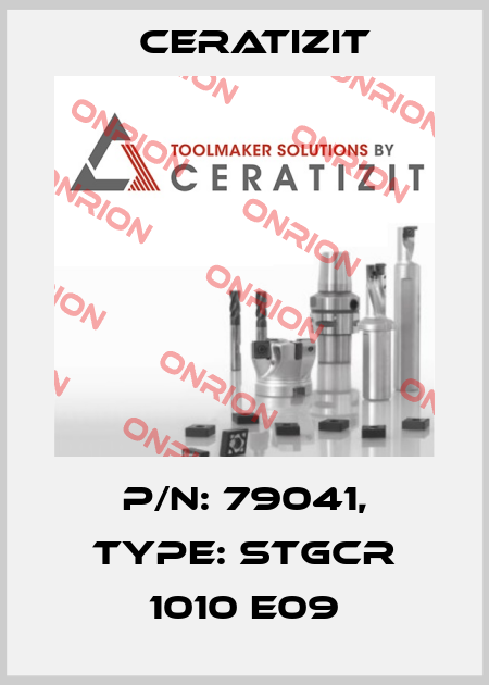 P/N: 79041, Type: STGCR 1010 E09 Ceratizit