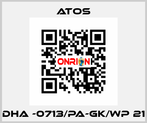 DHA -0713/PA-GK/WP 21 Atos