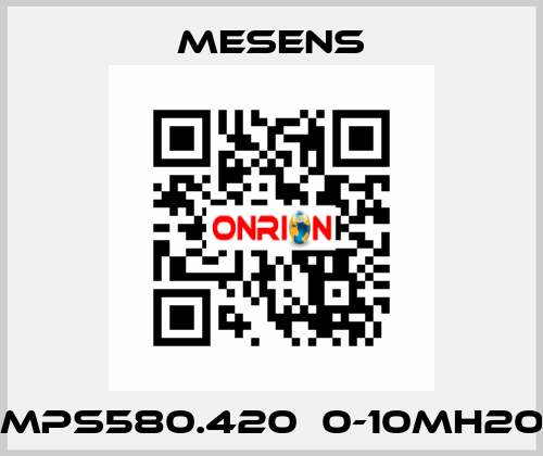 MPS580.420  0-10mH20 Mesens