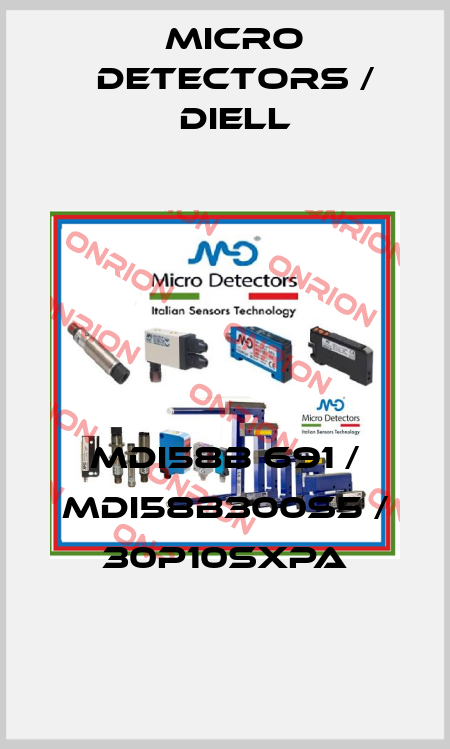 MDI58B 691 / MDI58B300S5 / 30P10SXPA
 Micro Detectors / Diell