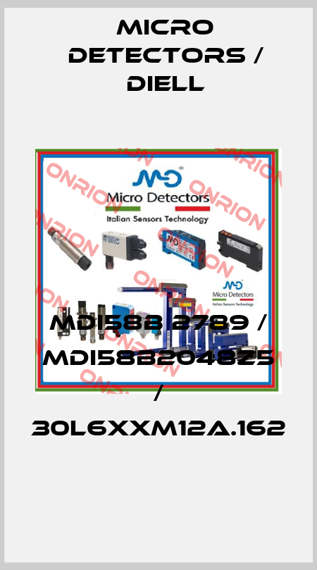MDI58B 2789 / MDI58B2048Z5 / 30L6XXM12A.162
 Micro Detectors / Diell