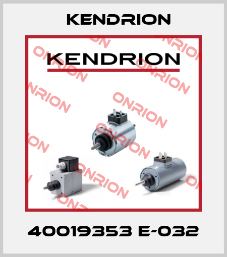 40019353 E-032 Kendrion