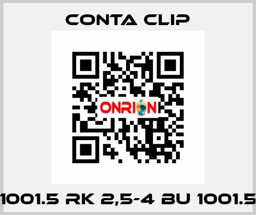 1001.5 RK 2,5-4 BU 1001.5 Conta Clip