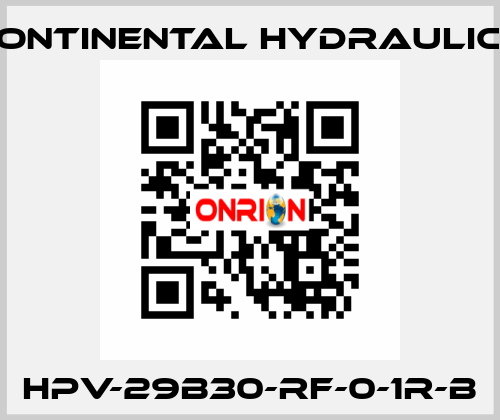 HPV-29B30-RF-0-1R-B Continental Hydraulics