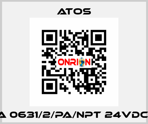 DHA 0631/2/PA/NPT 24VDC/PE Atos