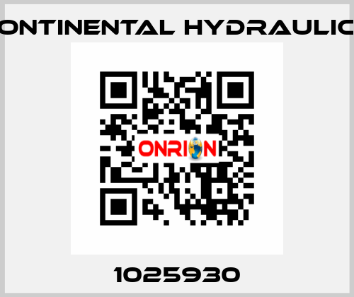 1025930 Continental Hydraulics