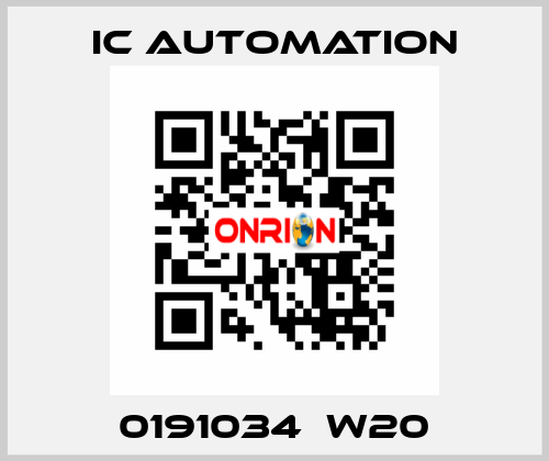 0191034  W20 ic automation