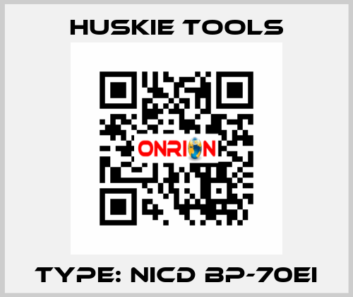 TYPE: Nicd BP-70EI Huskie Tools